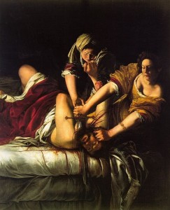 Judith Slaying Holofernes, by Artemisia Gentileschi, 1618