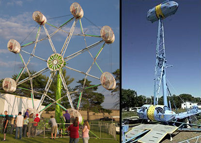 The Rock-O-Plane and the Roll-O-Plane (we also called it the Bullet). Awesome thrill rides.