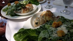 After walking the park, we had lunch at the restaurant, located next to the NY Public Library. We enjoyed our Caesar salads while sitting outside in the perfect, 78-degree sunny day.